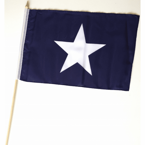 Bonnie Blue 12"x18" Stick Flags