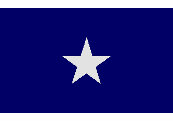 Bonnie Blue Polyester Flag 3 X 5