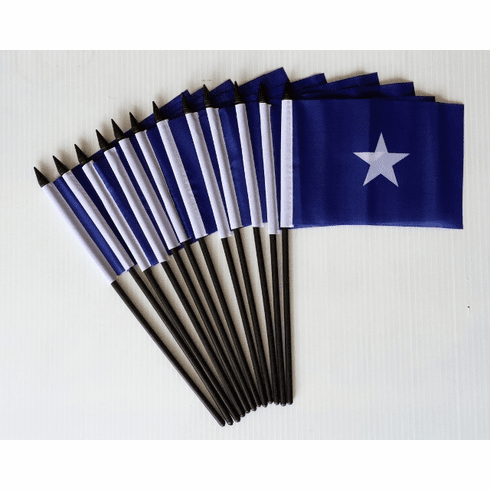Bonnie Blue Polyester Table Flags - 12 per pack