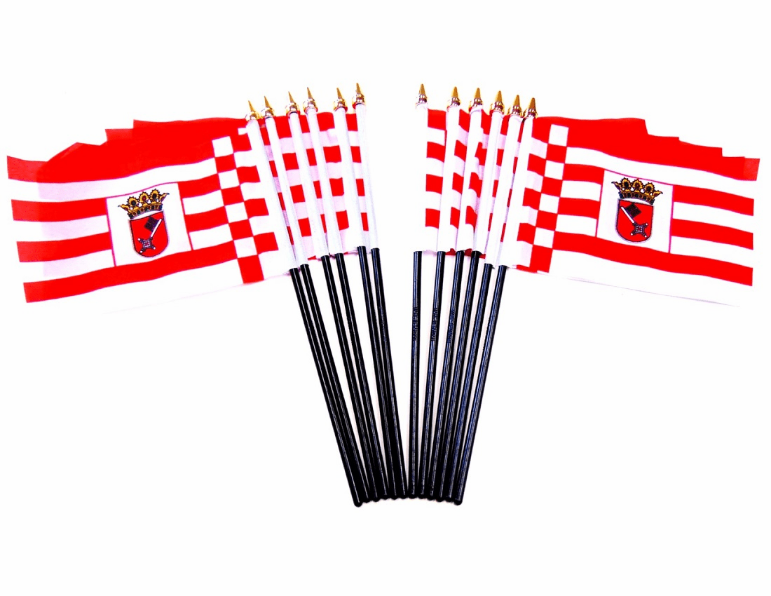 Bremen Polyester Table Flag - 12 per pack