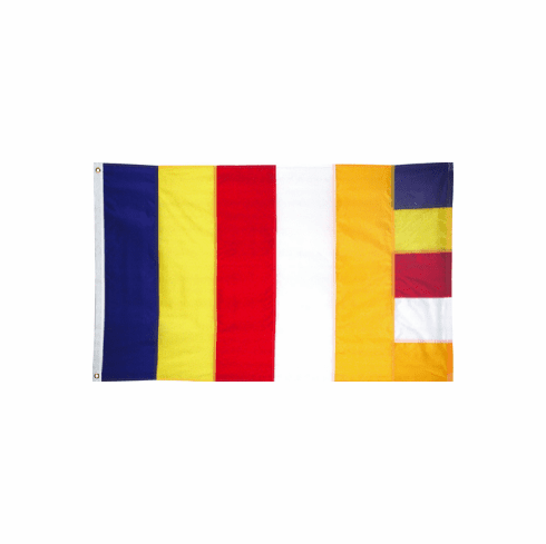 Buddhist Polyester Flag 3 X 5