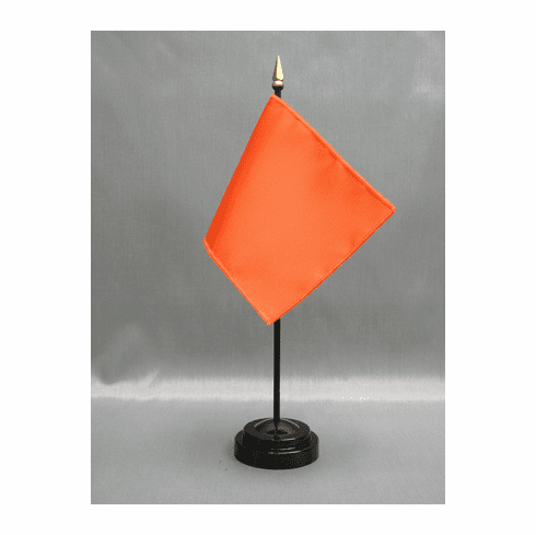 Burnt Orange Miniature Flags - Nylon