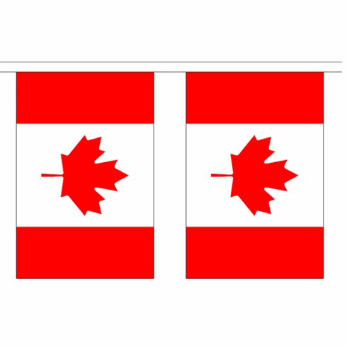 Canada String Flag Bunting