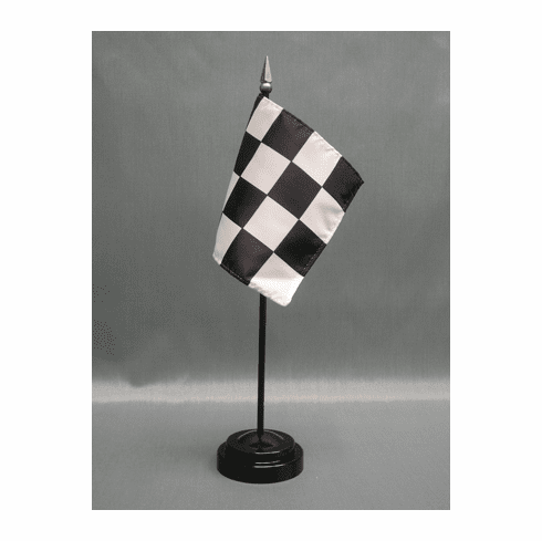 Checkered End of Race Miniature Flag
