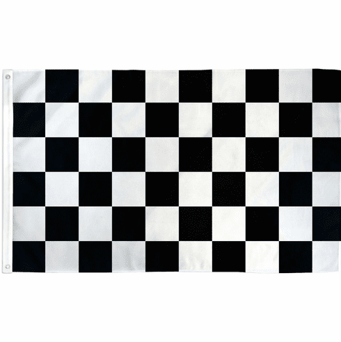 Checkered Polyester Flag 3 X 5