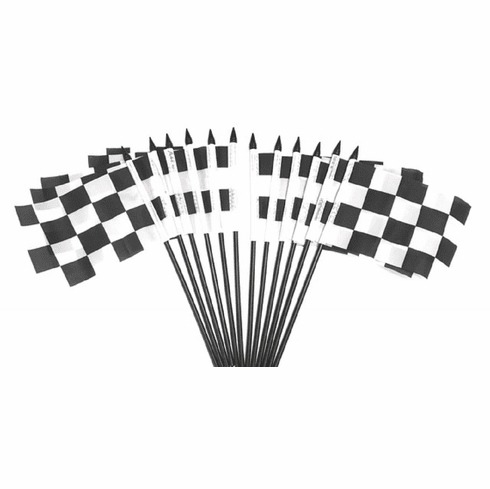 Checkered Table Flags - 12 Per Pack