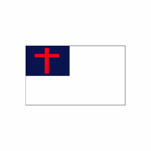 Christian Polyester Flag 3 X 5