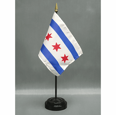 City of Chicago Miniature Flag