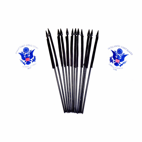 Coast Guard Polyester Table Flags - 12 pack
