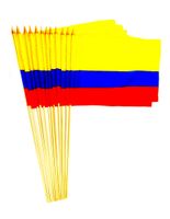 Colombia 12" x 18" Stick Flags