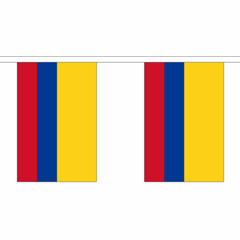 Colombia String Flag Bunting
