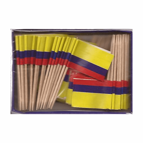 Colombia Toothpick Flags 