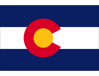 Colorado Polyester Flag - 3 X 5