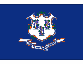 Connecticut Polyester Flag - 3 X 5