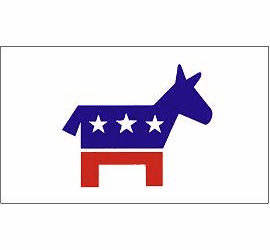 Democratic Flag 3 x 5