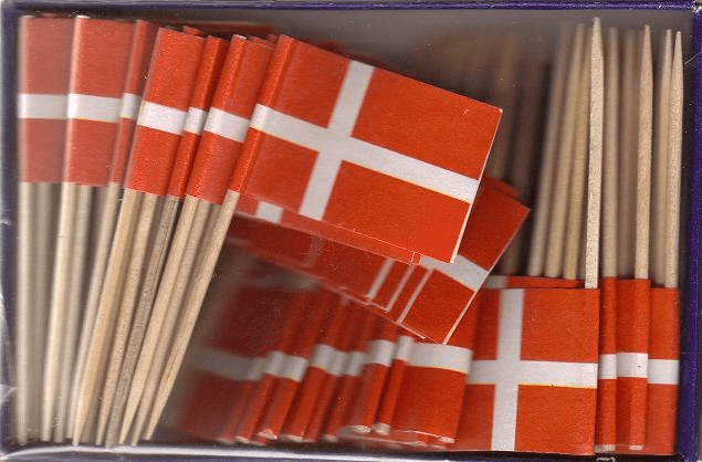 Denmark Toothpick Flags