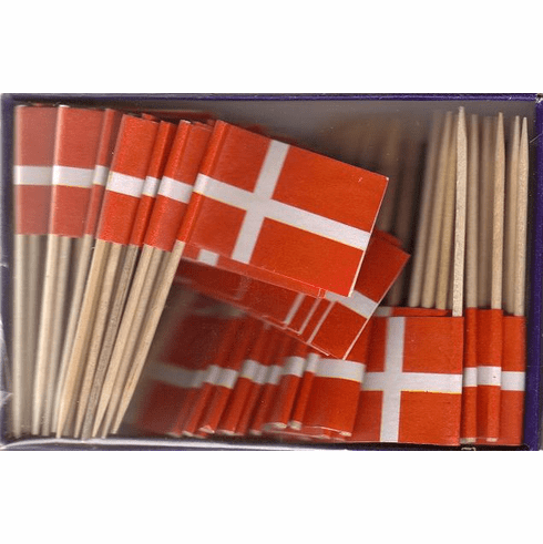 Denmark Toothpick Flags