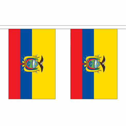 Ecuador String Flag Bunting