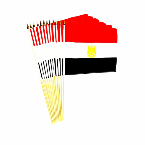 Egypt 12" x 18" Stick Flags