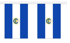 El Salvador String Flag Bunting
