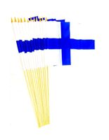 Finland 12" x 18" Stick Flags