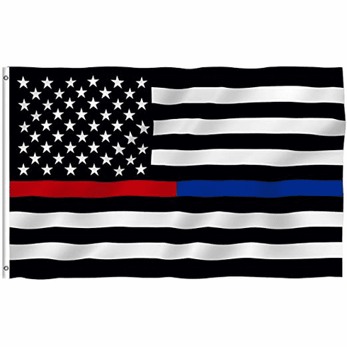 Fire Police Memorial Polyester flag 3 x 5