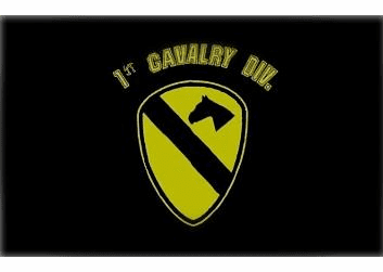 First Cavalry Flag 3 x 5