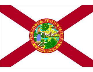 Florida Polyester Flag - 3 X 5