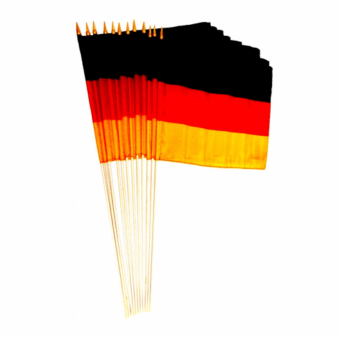 Germany 12" x 18" Stick Flags