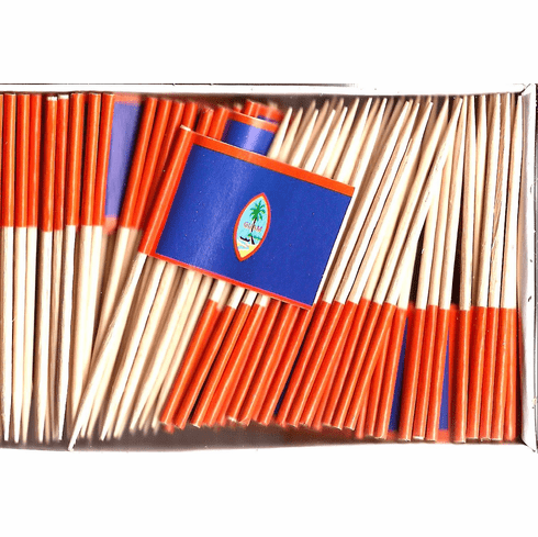 Guam Flag Toothpicks