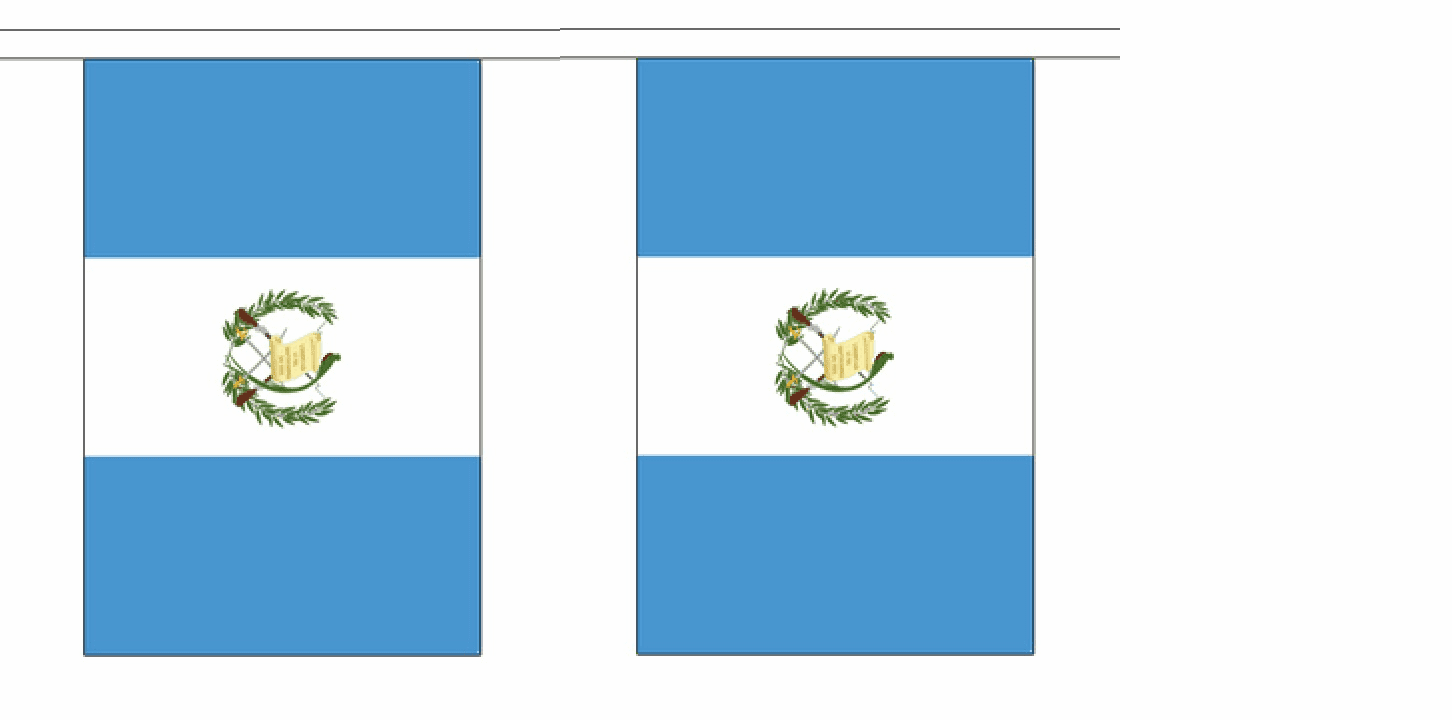 Guatemala String Flag Bunting