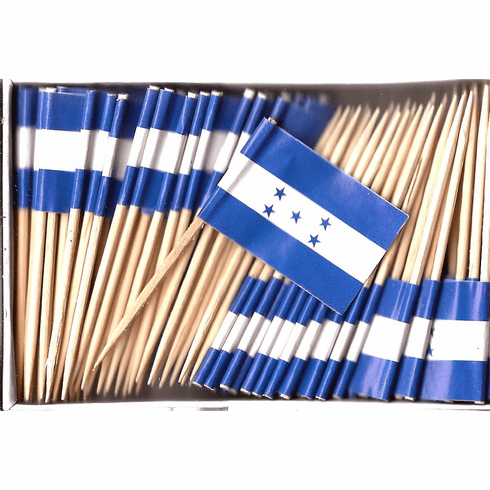 Honduras Flag Toothpicks  