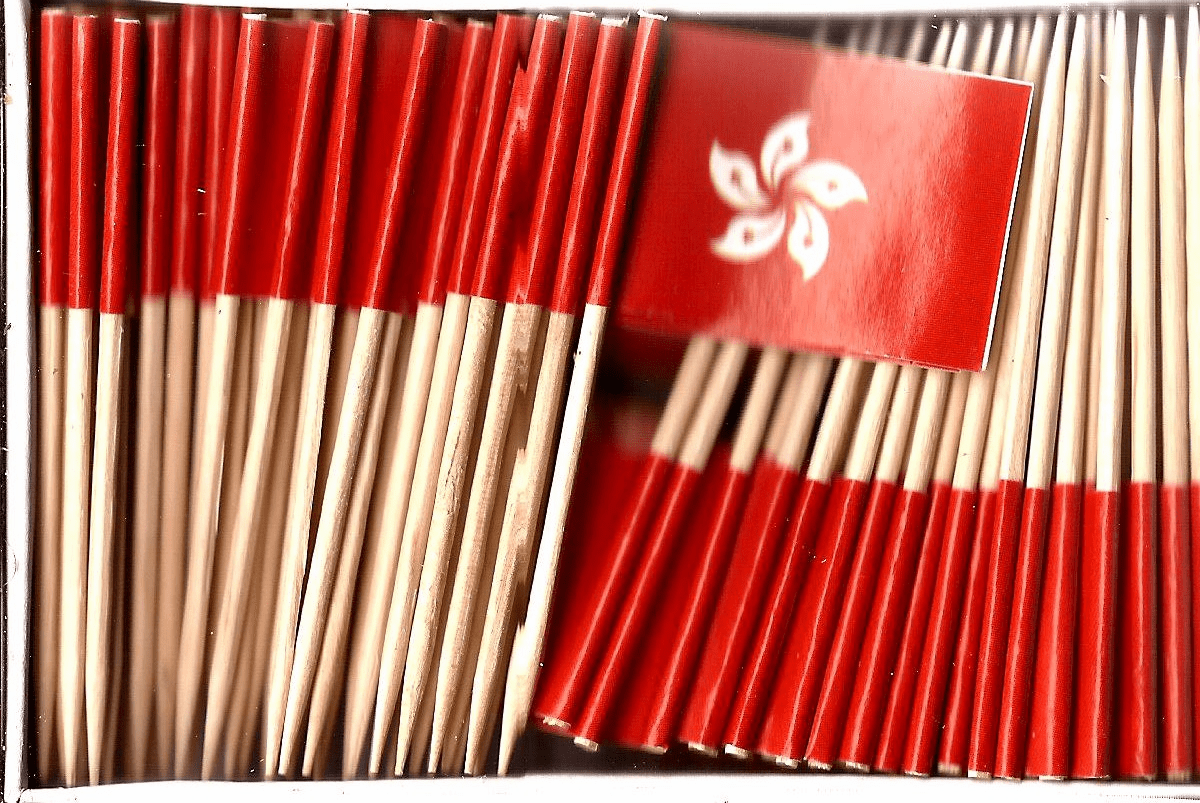 Hong Kong Flag Toothpicks