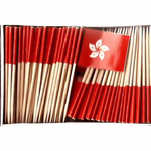 Hong Kong Flag Toothpicks