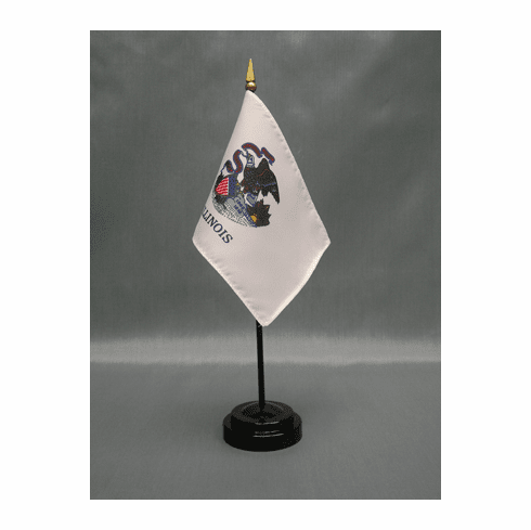 Illinois Miniature Flag