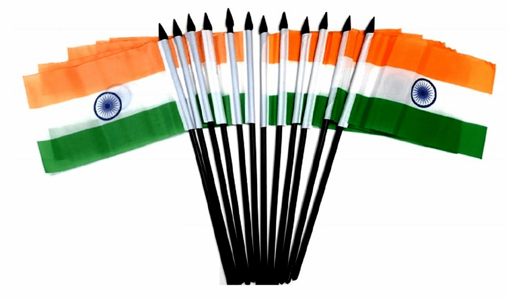 India Polyester Table Flag - 12 per pack
