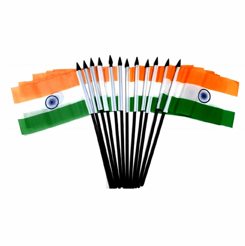 India Polyester Table Flag - 12 per pack