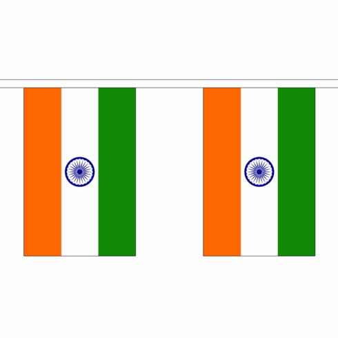 India String Flag Bunting