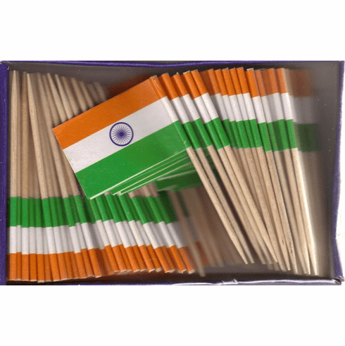 India Toothpick Flags