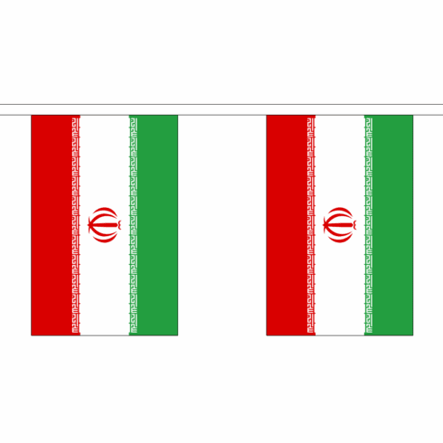 Iran String Flag Bunting
