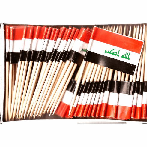 Iraq Flag Toothpicks
