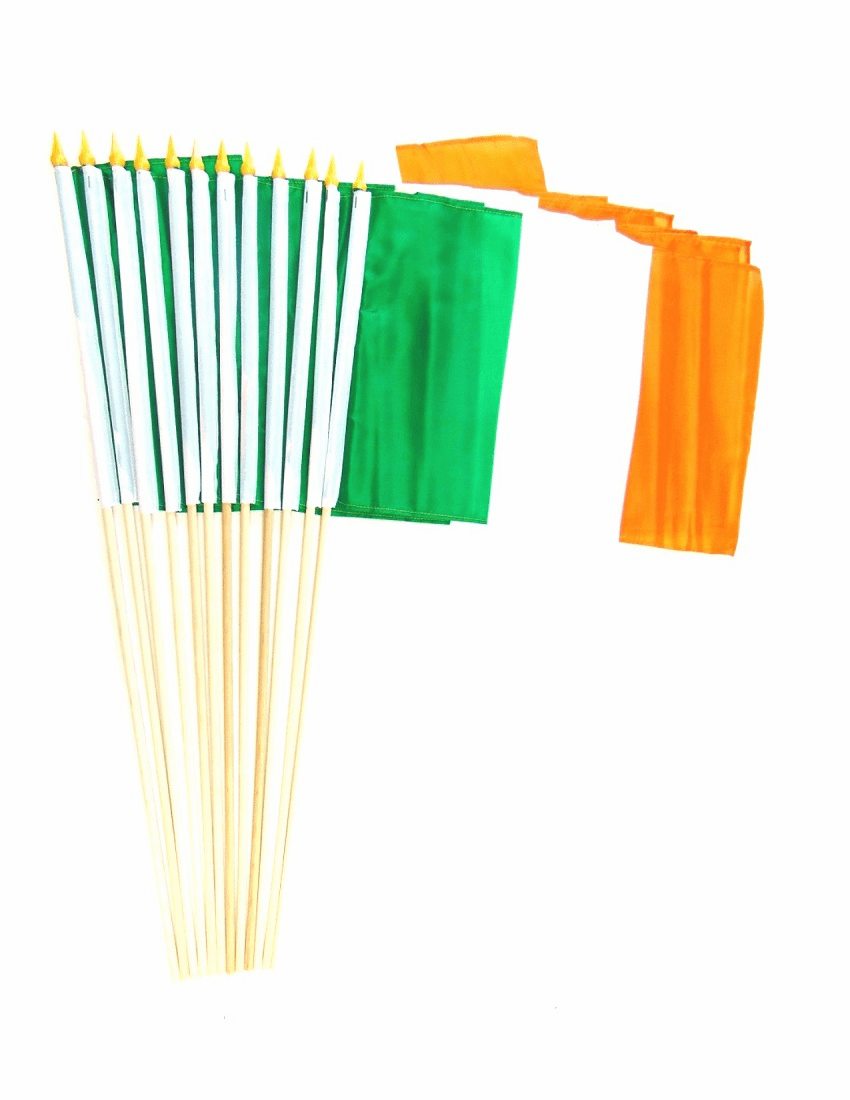 Ireland 12" x 18" Stick Flags