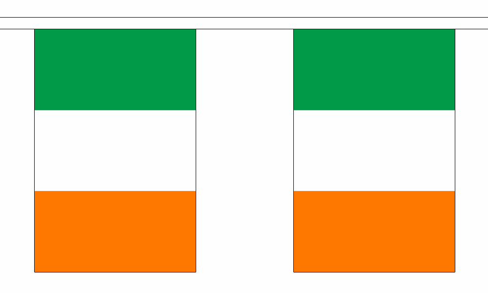 Ireland String Flag Bunting