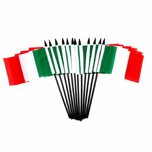 Italy Polyester Table Flags - 12 per pack