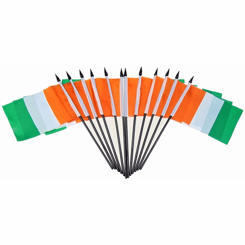 Ivory Coast (Cote D'Ivoire) Polyester Table Flags - 12 per pack
