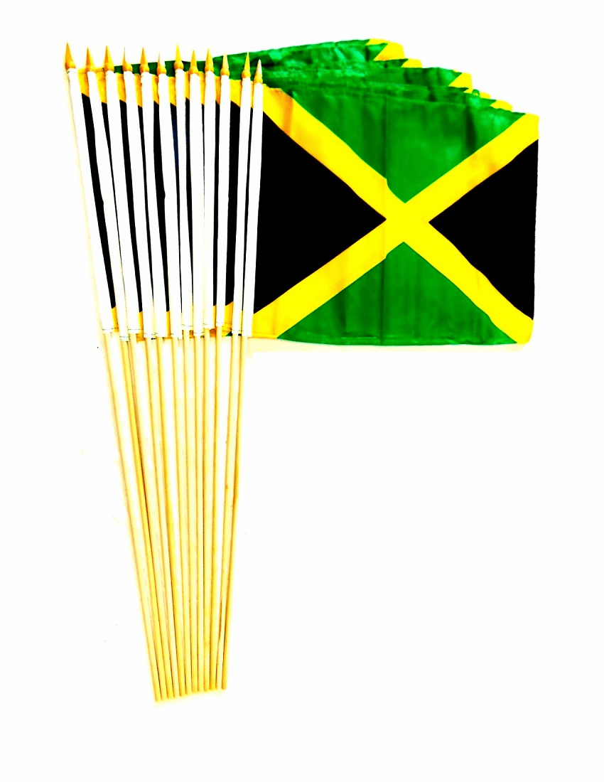 Jamaica 12" x 18" Stick Flags