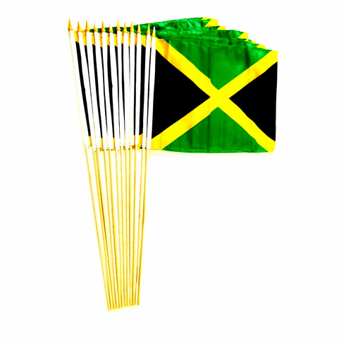 Jamaica 12" x 18" Stick Flags
