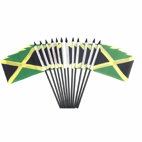 Jamaica Polyester Table Flags - 12 per pack