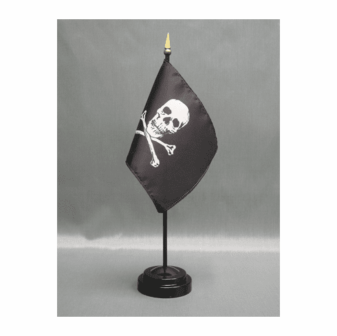 Jolly Roger Miniature Flag