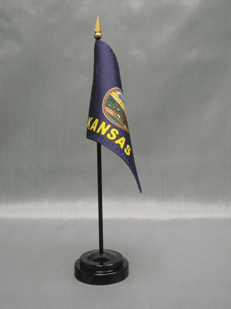 Kansas Miniature Flag